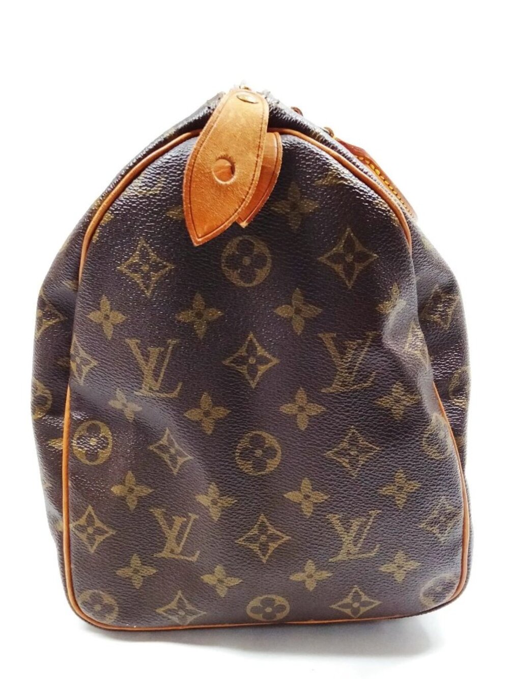 Authentic Louis Vuitton Speedy 35 Monogram Brown Canvas Handbag LV Satchel Bag - Picture 4 of 10